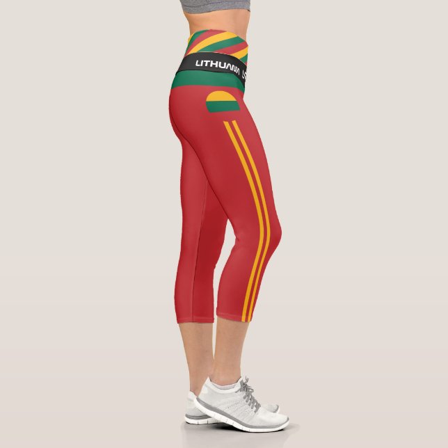 Leggings Capri Lituanie & Lituanie Drapeau mode, Fitness, Sport (Droite)