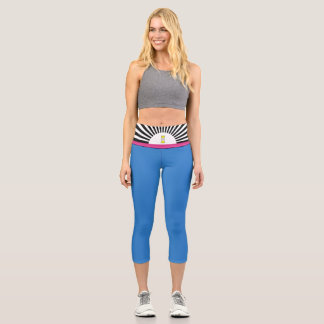 Leggings Capri logo Friendly Pickleball - PERSONNALISER LES COULE