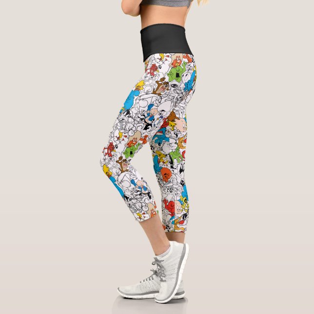 Leggings Capri LOONEY TUNES™ Color Pop Motif (Gauche)