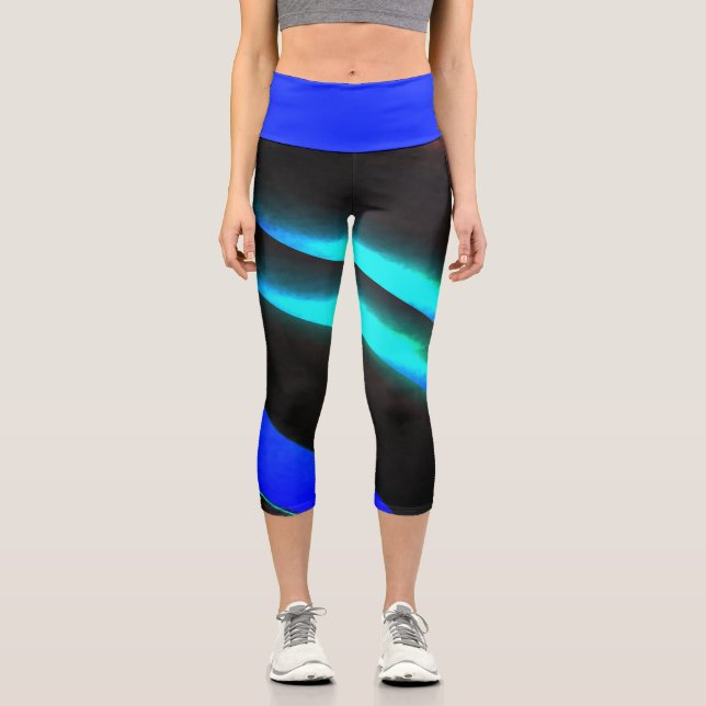 Leggings Capri Lumières du nord actives (Recto)