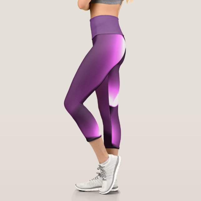 Leggings Capri Lumières Twirling Violet (Gauche)