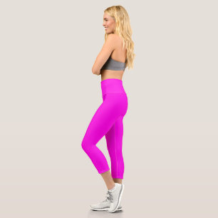 Leggings Capri  Magenta brillant (couleur solide) 