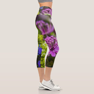Leggings Capri Magie exquise des fleurs #1