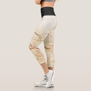 Leggings Capri Marle Et Noir
