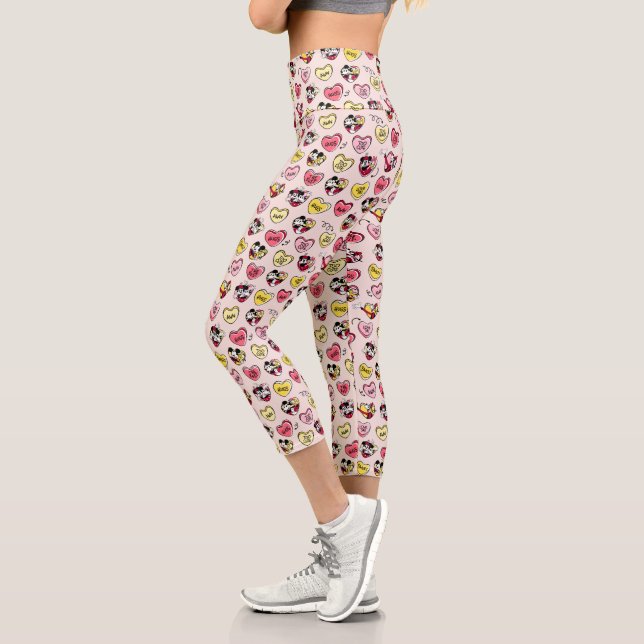 Leggings Capri Mickey Souris & Amis | Valentine Heart Candy (Gauche)