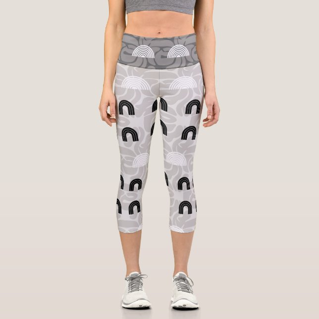 Leggings Capri Minimalist Mixed Boho Arches (Recto)