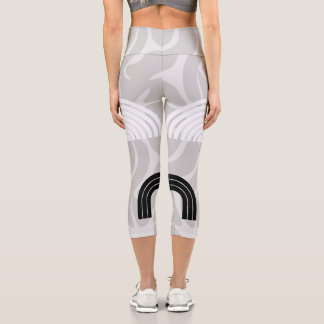 Leggings Capri Minimalist Mixed Boho Arches