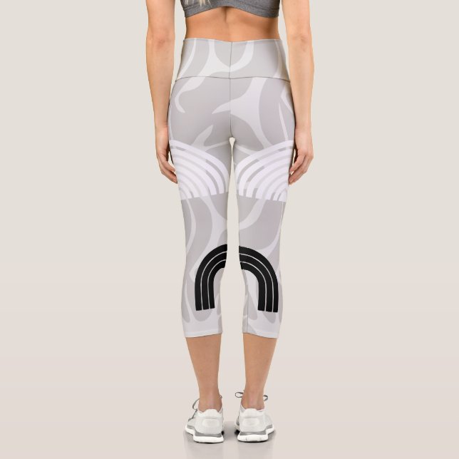 Leggings Capri Minimalist Mixed Boho Arches (Verso)