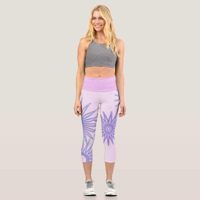 Leggings Capri Modèle géométrique capris (Recto)