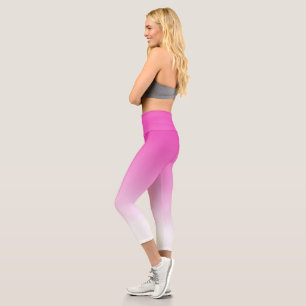 Leggings Capri Moderne Élégant Cute Modèle femmes rose blanc