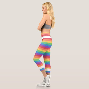 Leggings Capri Mois de fierté sur toute l'impression