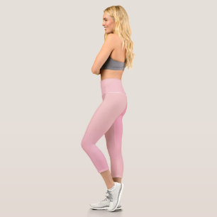 Leggings Capri Monogramme rose Turquoise
