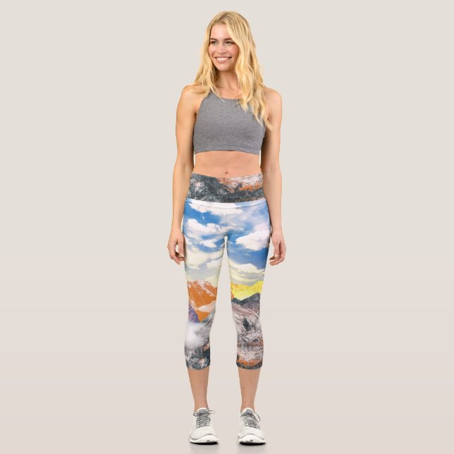 Leggings Capri Montagnes (montage photo) 1 (Recto)