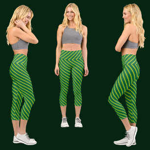 Leggings Capri Motif Abstrait coloré