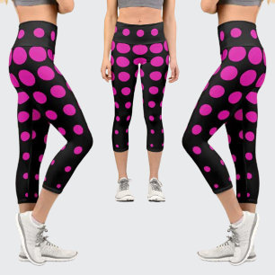 Leggings Capri Motif Abstrait coloré