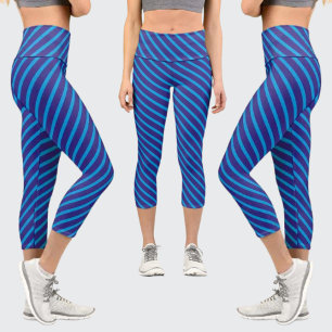 Leggings Capri Motif Abstrait coloré