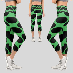 Leggings Capri Motif Abstrait coloré