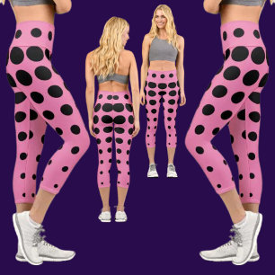 Leggings Capri Motif Abstrait coloré