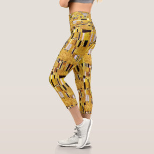 Leggings Capri Motif baiser de Gustav Klimt, Art Nouveau