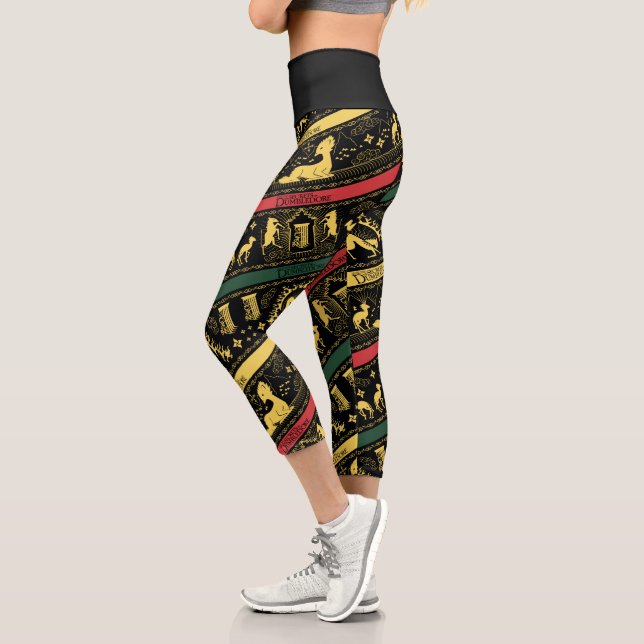 Leggings Capri Motif couche Qilin (Gauche)