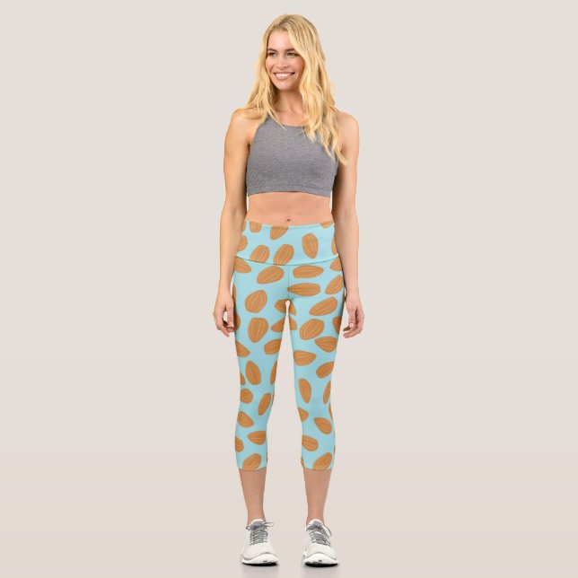 Leggings Capri Motif d'amandes (Recto)