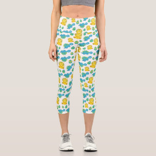 Leggings Capri Motif De Dinosaures, Dinosaures Mignons, Baby Dino