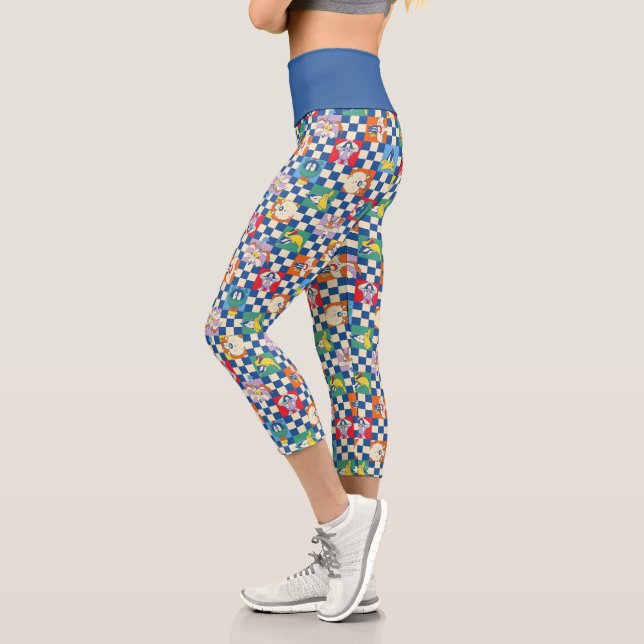Leggings Capri Motif de jeton couleur LOONEY TUNES™ Checker (Gauche)
