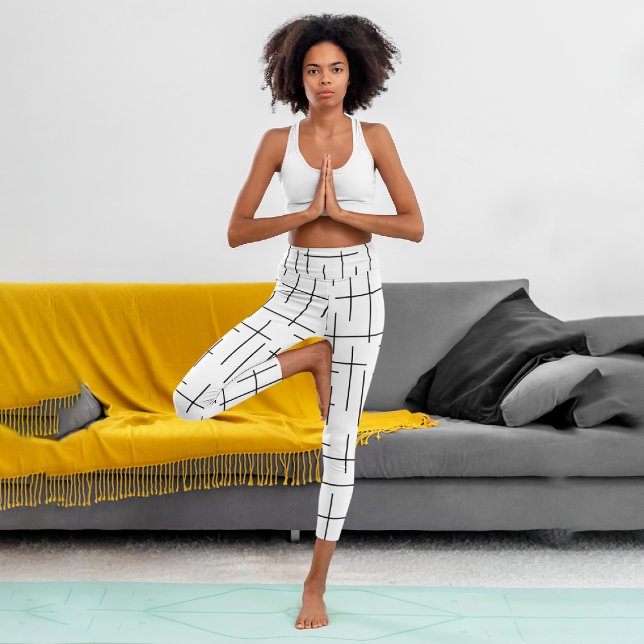 Leggings Capri Motif de ligne (Créateur téléchargé)