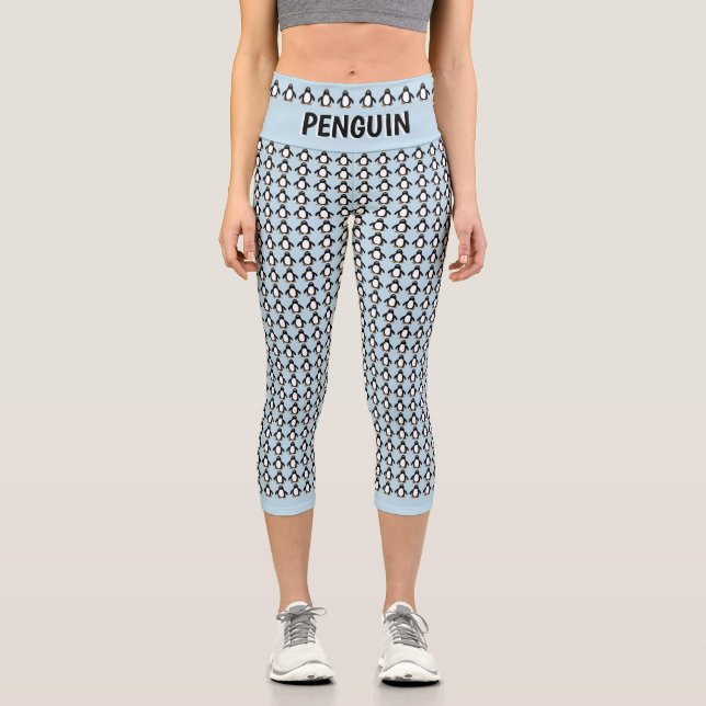 Leggings Capri Motif de pingouin (Recto)