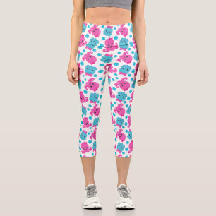 Leggings Capri Motif de poulpe, poulpe mignonne, Animaux de mer