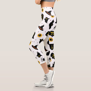 Leggings Capri Motif d'Halloween