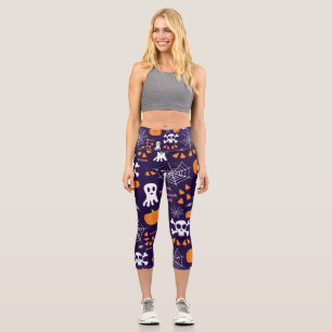 Leggings Capri Motif d'Halloween amusant