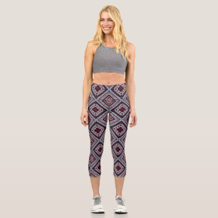 Leggings Capri Motif d'ornement
