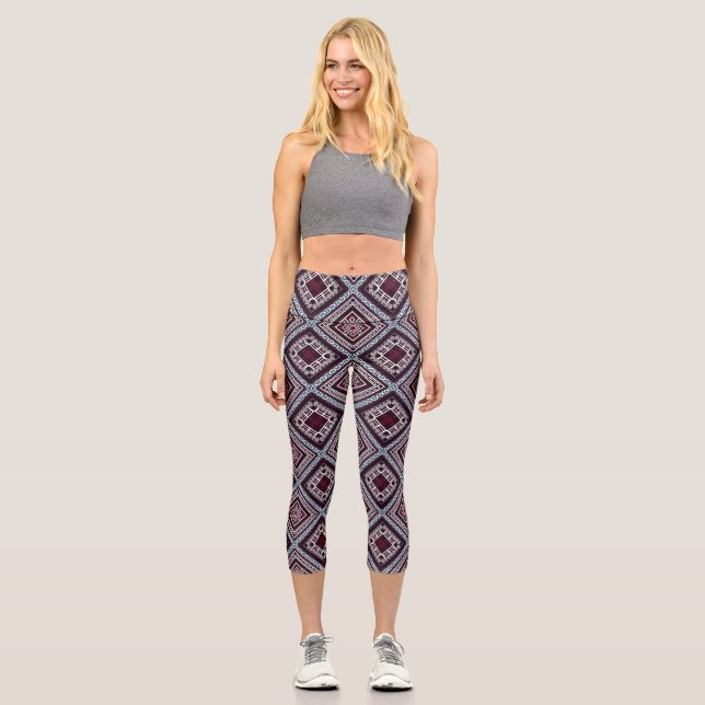 Leggings Capri Motif d'ornement (Recto)
