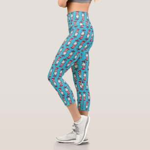 Leggings Capri Motif du Chat dans le Chapeau