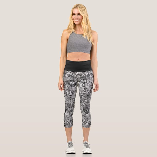 Leggings Capri motif magique (Recto)