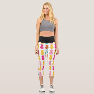 Leggings Capri motif magique ananas
