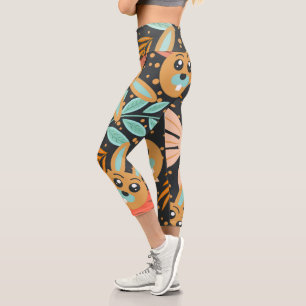 Leggings Capri Motif naturel