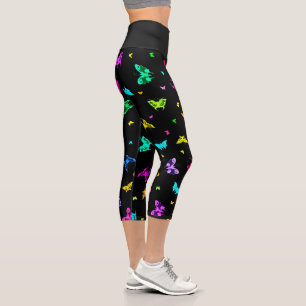 Leggings Capri Motif papillon