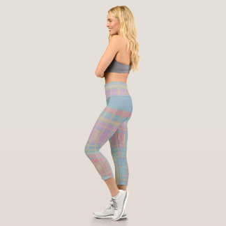 Leggings Capri Motif Pastel