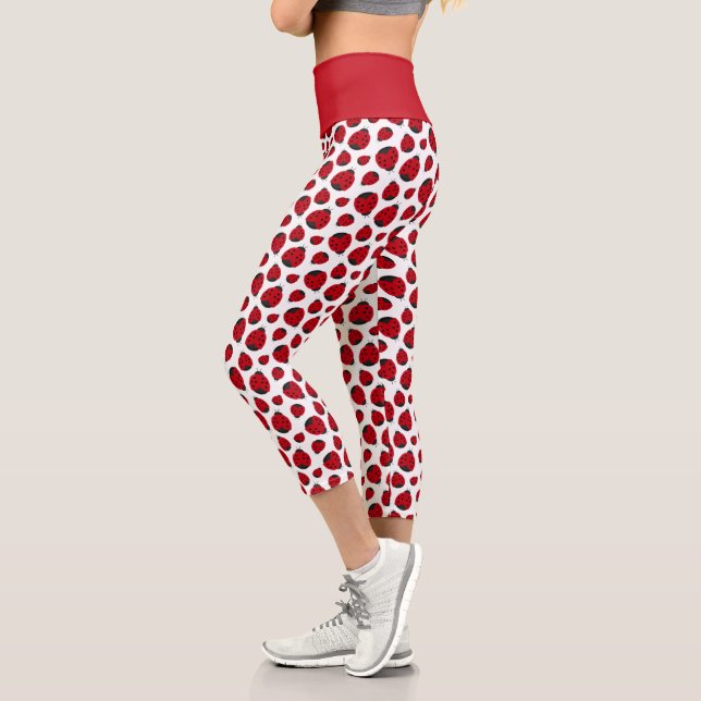 Leggings Capri Motif Red Ladybug (Gauche)