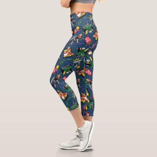 Leggings Capri Motif Rétro-onde Gremlins™ 80's