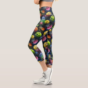 Leggings Capri Motif sportif de basket-ball coloré