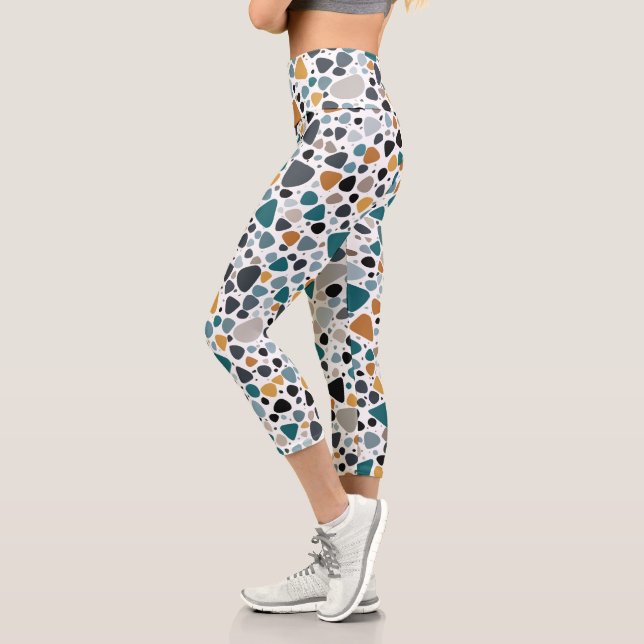 Leggings Capri Motif Terrazzo (Gauche)