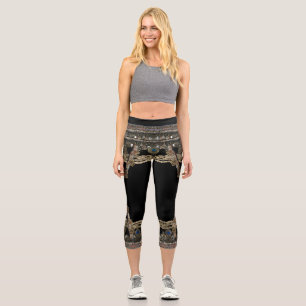Leggings Capri Motif tribal Kuchi