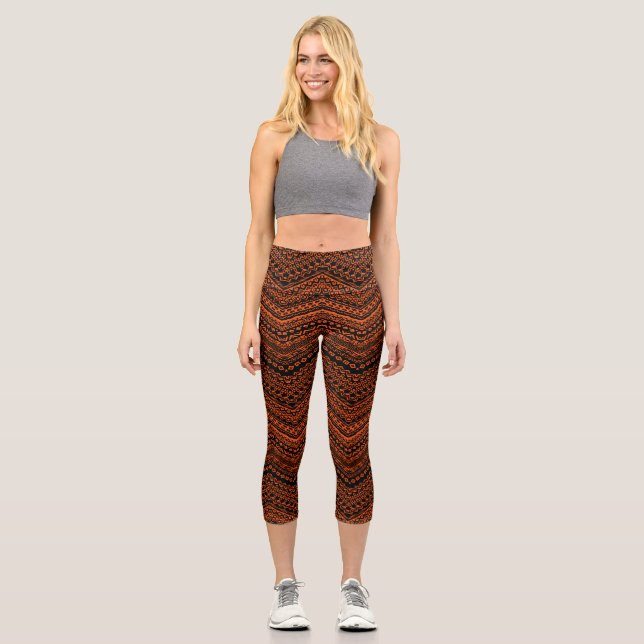 Leggings Capri Motifs ethniques 4 (Recto)