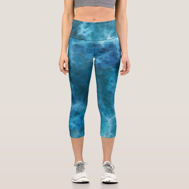 Leggings Capri Mousse mer (Recto)