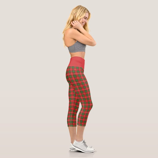 Leggings Capri Noël Plaid 6 (Droite)