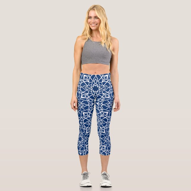 Leggings Capri Nouveau Mandala 3 (Recto)