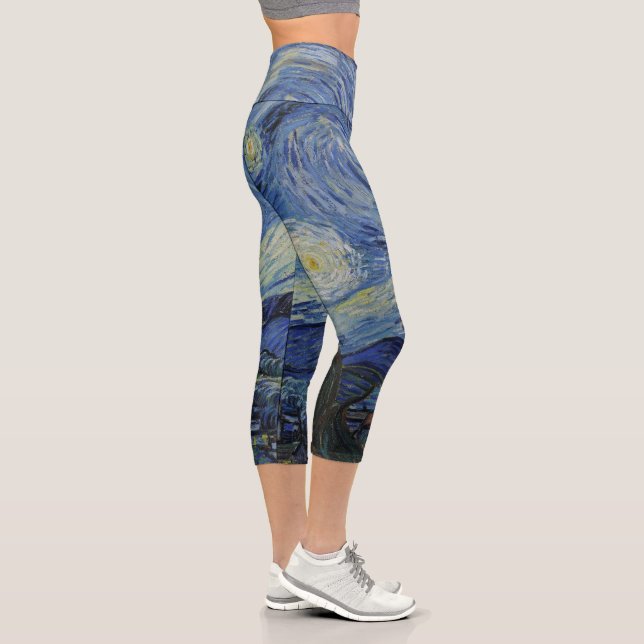 Leggings Capri Nuit étoilée Capri Yoga Pants (Droite)